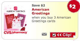 CVS Coupons: American Greeting Cards Money Maker! :: Southern Savers
