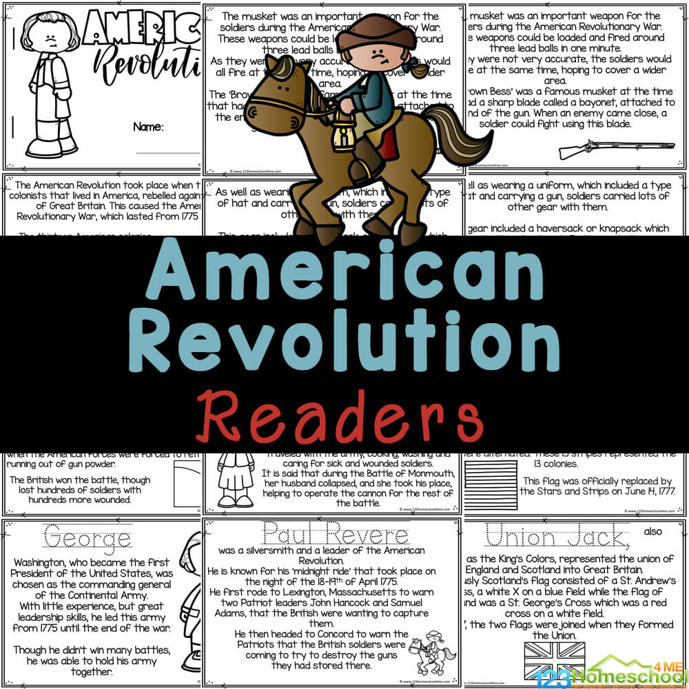 american revolution worksheet