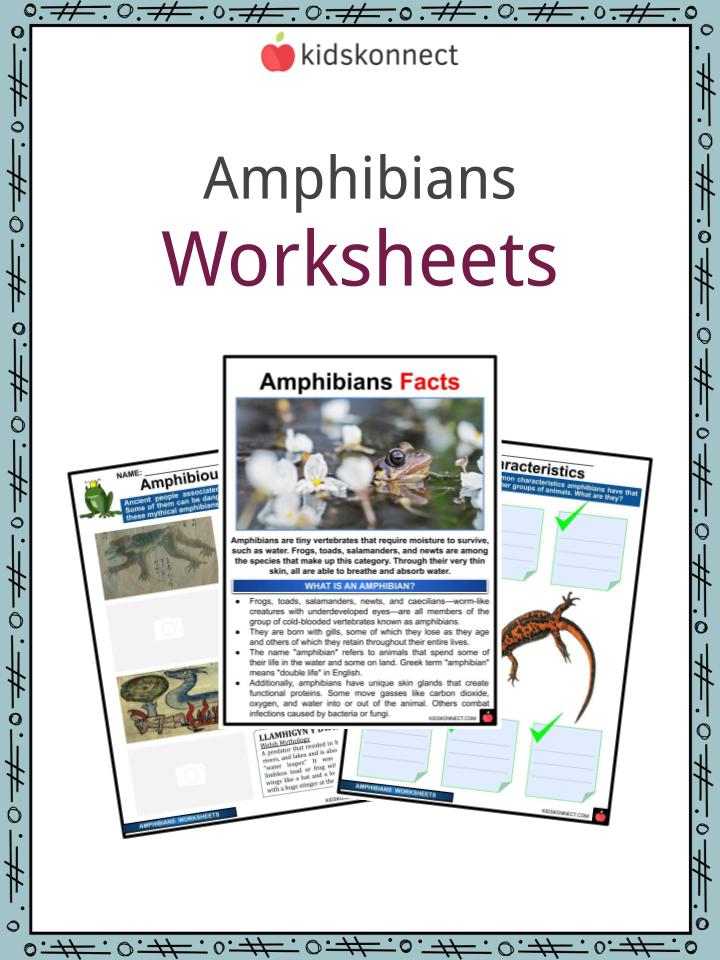 Amphibian Worksheets & Lesson Resources For Kids KidsKonnect