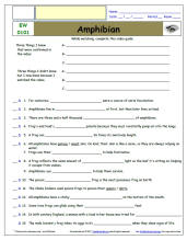 FREE Differentiated Worksheet for EYEWITNESS * - Amphibian ...