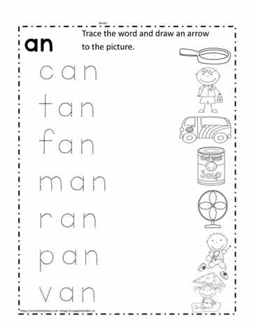 an family worksheet