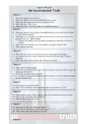 An Inconvenient Truth worksheets