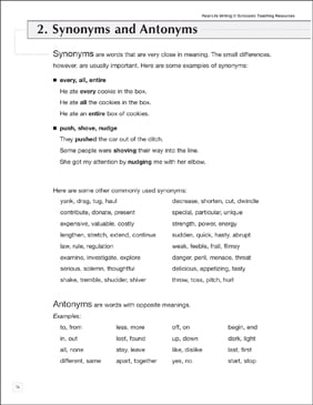 analogies synonyms and antonyms worksheet