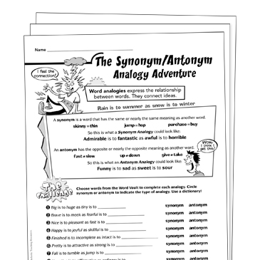 Analogies Grade 5 Collection | Printable Differentiation Collections
