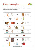 analogy worksheet for kids