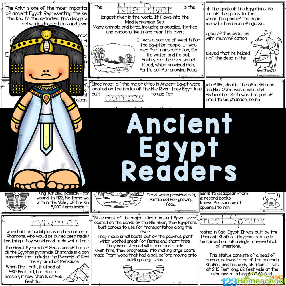 FREE Ancient Egypt Printable Reader for Kids