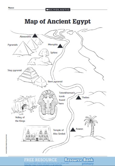 ancient egypt worksheet pdf