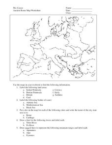 ancient rome worksheet pdf