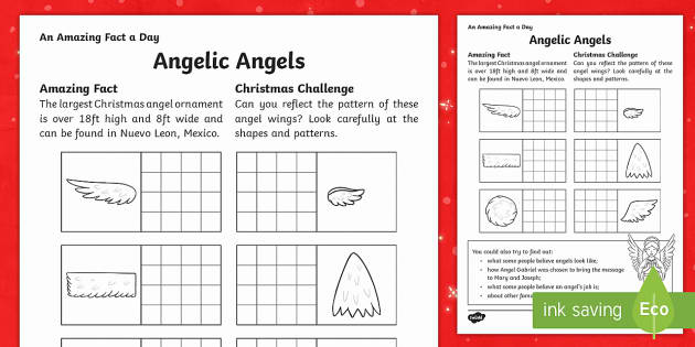 Angel Worksheet | Christmas Resources (teacher made)