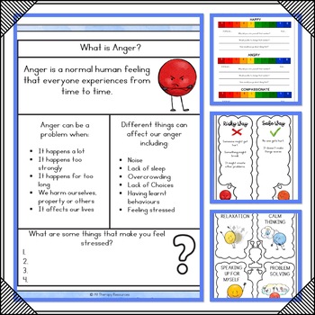 Anger Management Activities for Teenagers Workbook