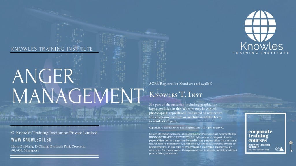 anger management training