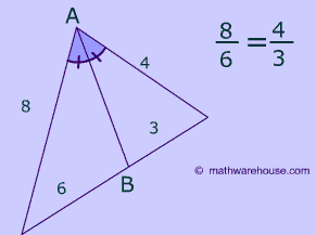The Angle Bisector Theorem. How a bisector creates proportional ...