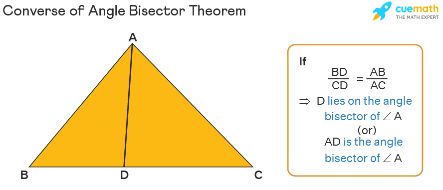 Angle Bisector Theorem - Proof, Converse, Formula, Examples