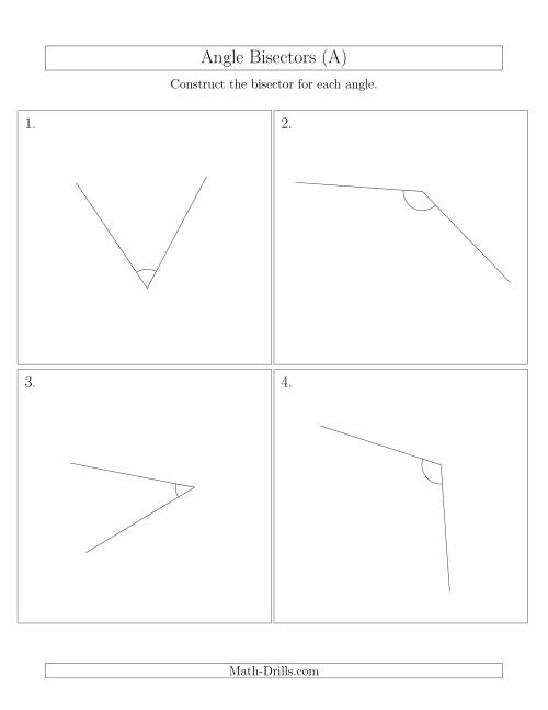 Angle Bisectors with Randomly Rotated Angles (A)
