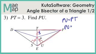 angle bisector of a triangle worksheet answers
