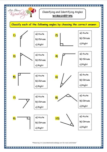 Grade 3 Maths Worksheets: (14.7 Geometry: Classifying and ...