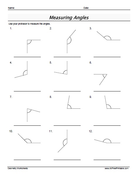 Explore and Learn with Angle Measuring Worksheets | Interactive ...