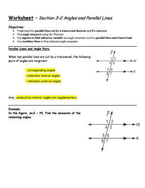 Section 3 2 Angles and Parallel Lines | airSlate SignNow