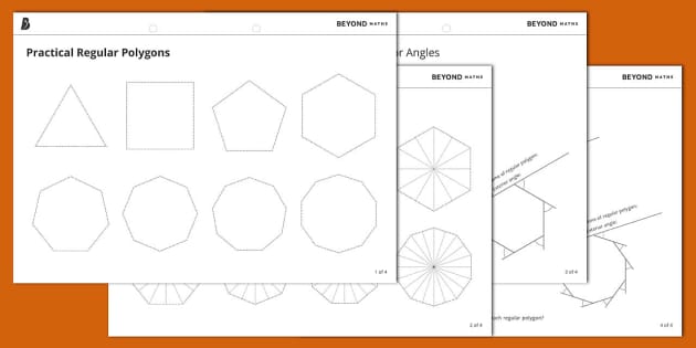 ? Practical Regular Polygons: Lines of Symmetry | Beyond Maths