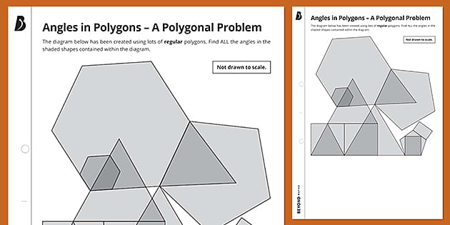 angles in regular polygons worksheet