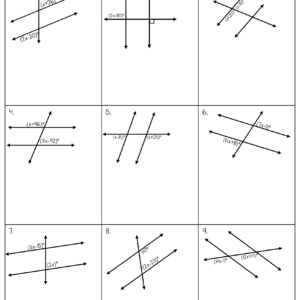 Special Angle Pairs Notes - Lindsay Bowden