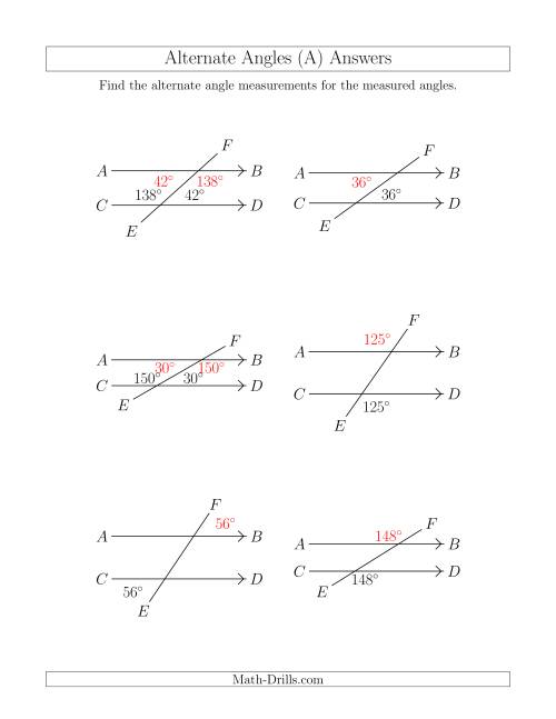 Alternate Angles (A)
