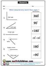 Geometry Angles Worksheet for 10th Grade | Lesson Planet