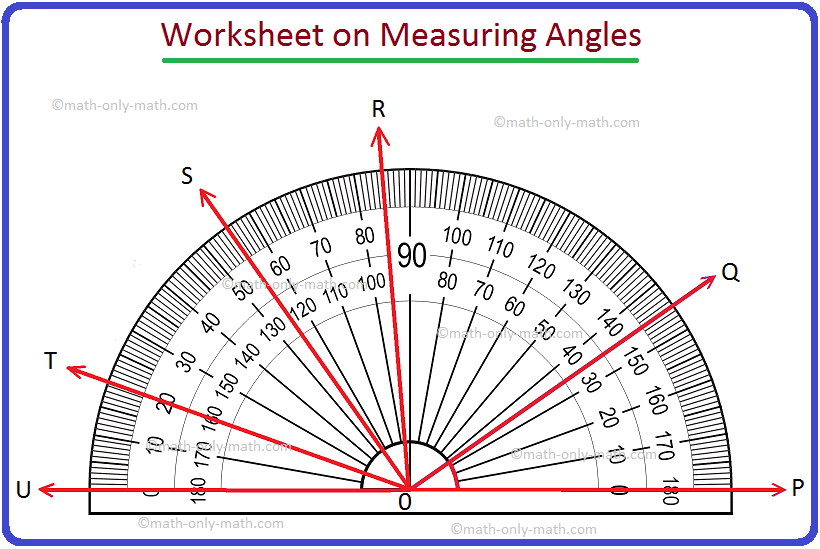 angles worksheet grade 5
