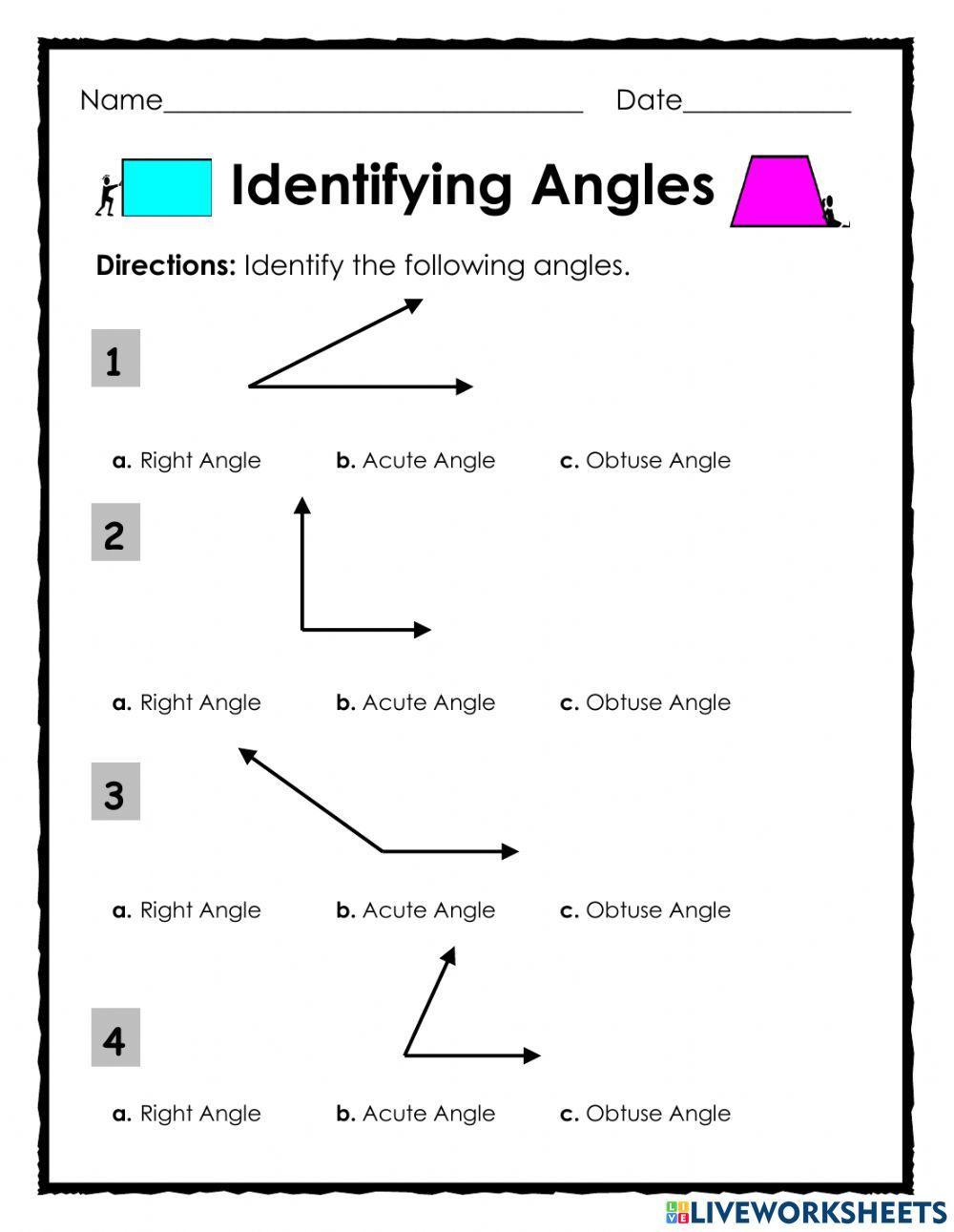 Identifying Angles jchen006 Live Worksheets Worksheets Library Identifying Angles jchen006 Live Worksheets Worksheets Library