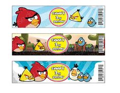 angry birds water bottle labels printable