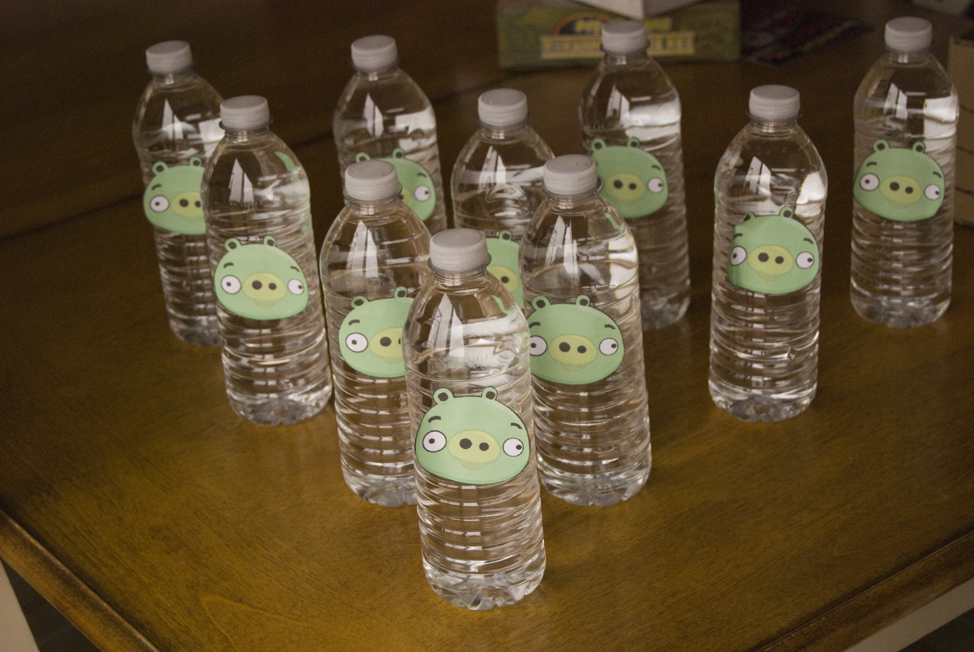 angry birds water bottle labels printable