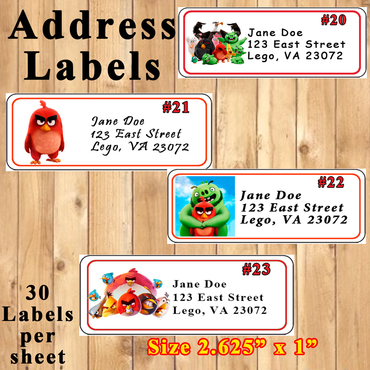 angry birds water bottle labels printable