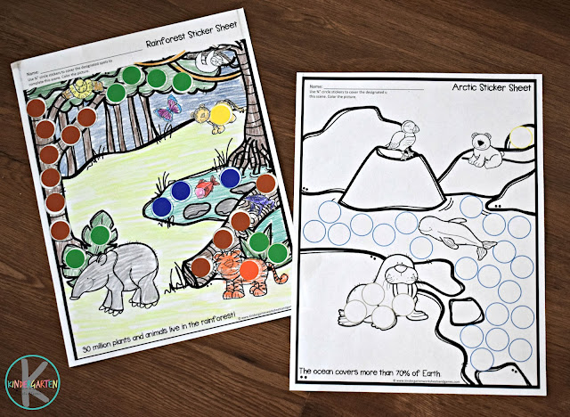 animal habitats worksheet for kindergarten