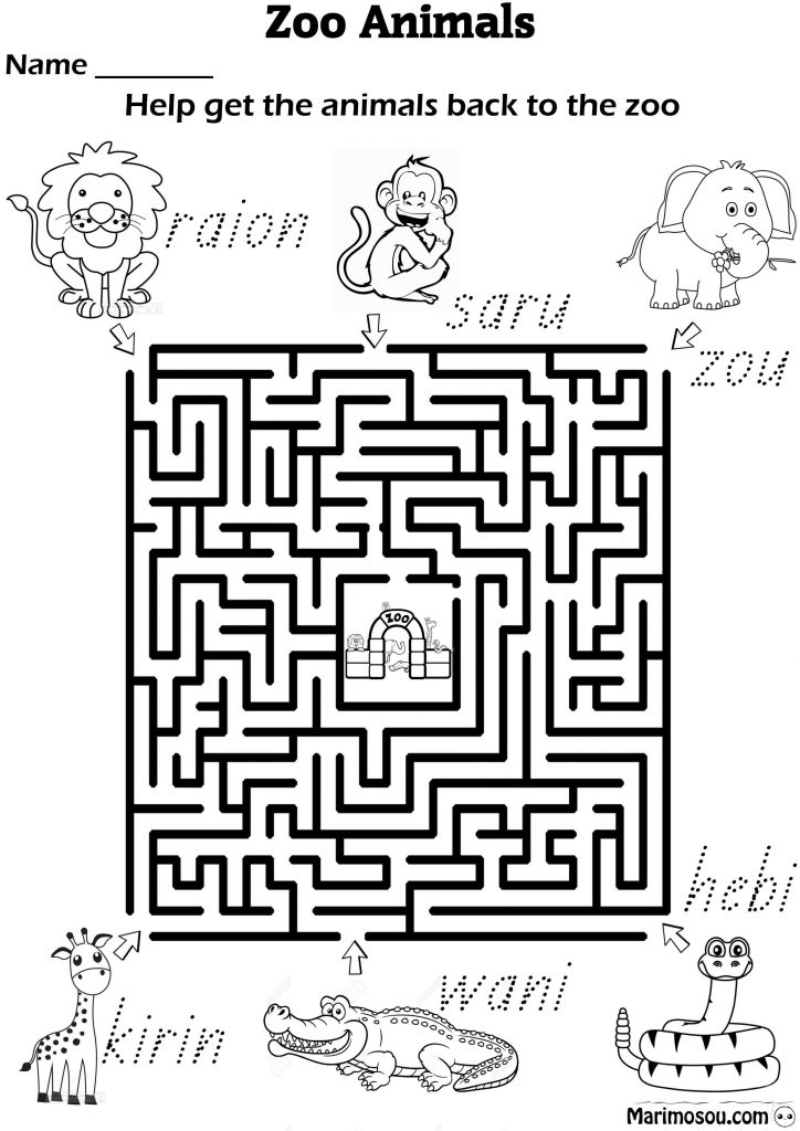 Help Get The Animals Back To The Zoo • Marimosou
