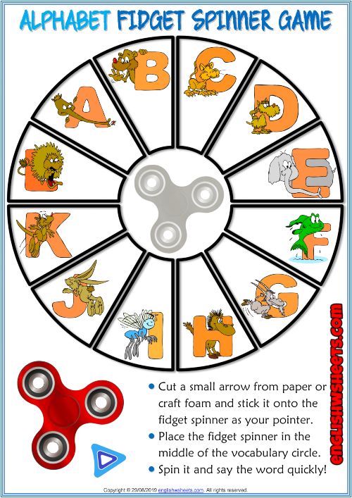 animals vocabulary games printable