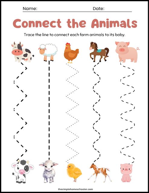 15 Fantastic Farm Animal Worksheets: Free &  Easy Print! - The ...