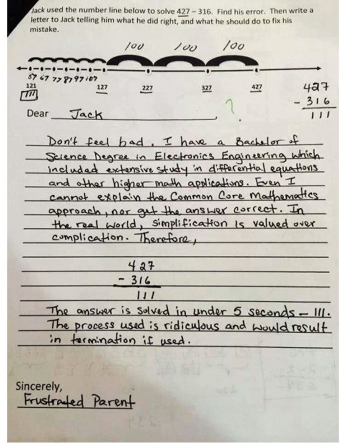 The latest “Common Core” worksheet | Overthinking my teaching