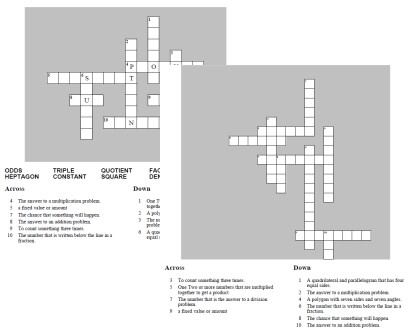 Crossword Puzzle Generator | edHelper.com