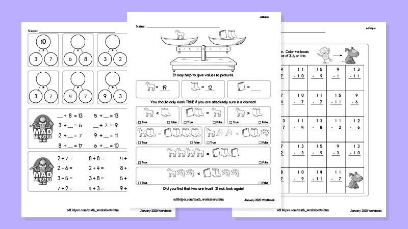 answers to edhelper worksheet
