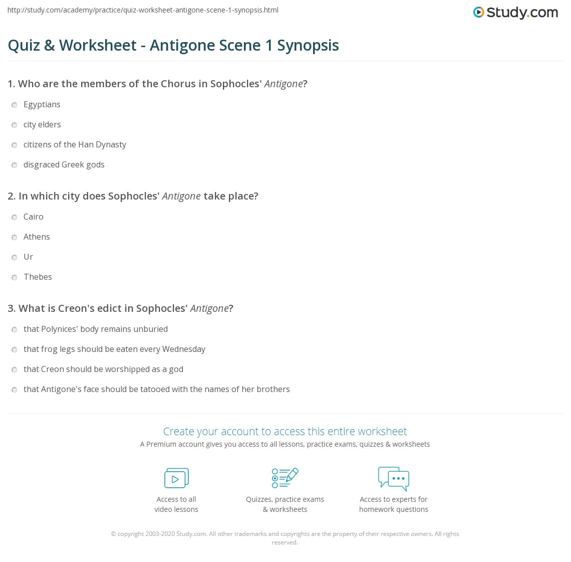 antigone worksheet