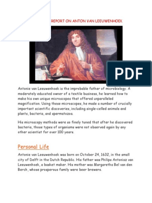 anton van leeuwenhoek worksheet