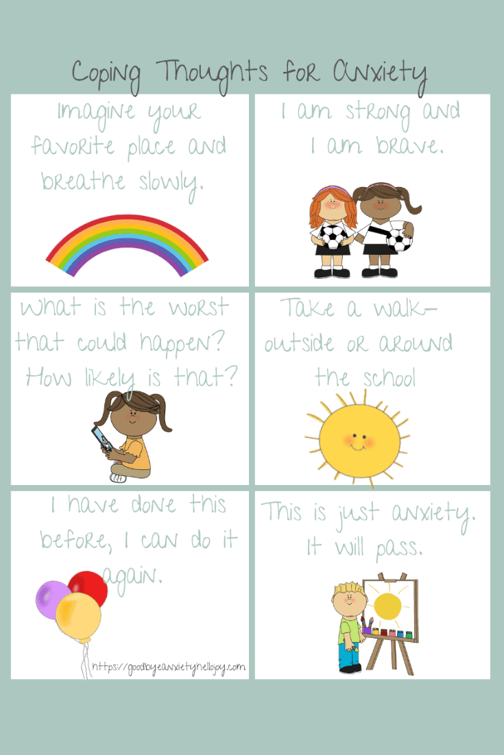 Free Child Anxiety Printables - Good Bye Anxiety, Hello Joy