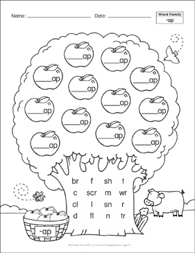 ap word family worksheet