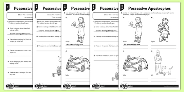 apostrophe practice worksheet with answers