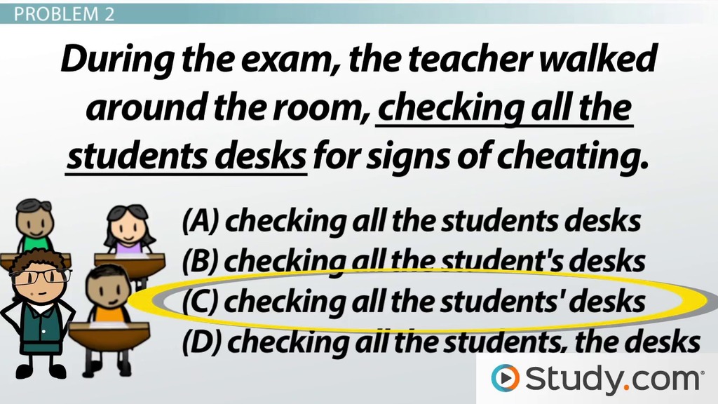 Study.com ACT® English Test Prep Practice: Apostrophes Video