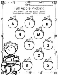Free Apple Worksheets for Preschool! ⋆ The Hollydog Blog