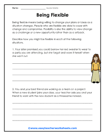 appropriate social skills worksheet