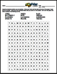 april fool worksheet printable