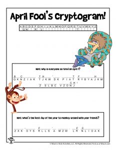 April fools worksheets | TPT