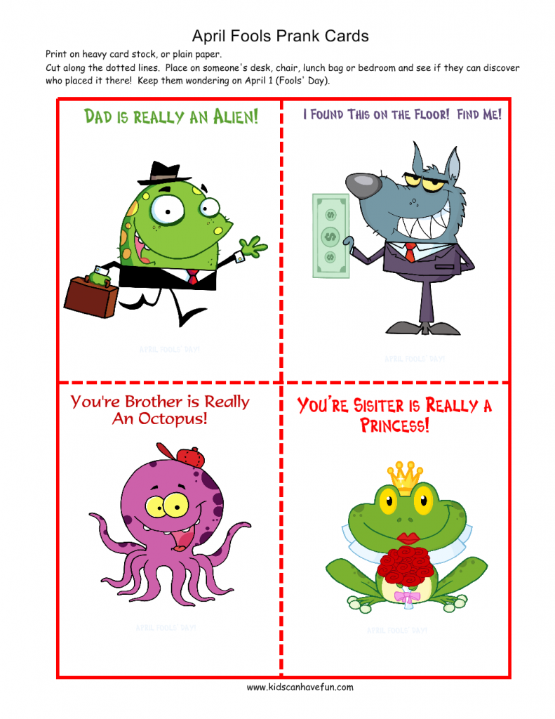 april-fools-day-addition-a-worksheets-library for Free Printable April Fools Day Activities April Fools Day Addition (A) - Worksheets Library for Free Printable April Fools Day Activities